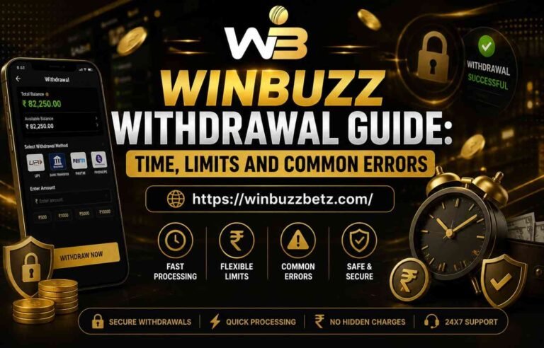 Winbuzz Withdrawal Guide: Time, Limits & Common Errors