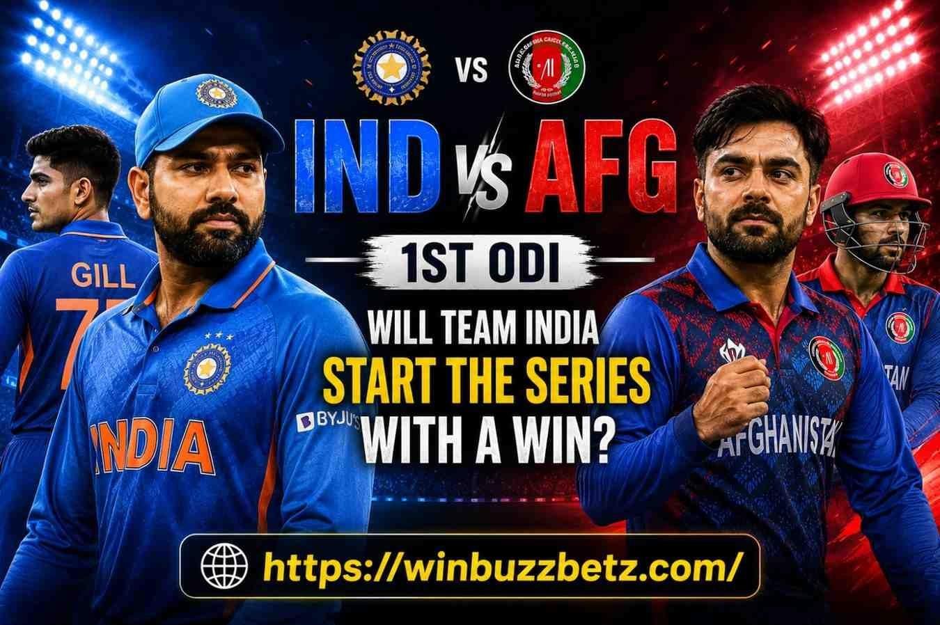 IND vs AFG 1st ODI: Can Team India Begin the Series With a Dominant Win?