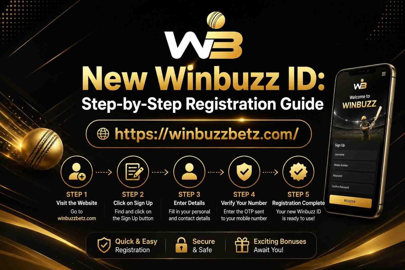 New Winbuzz ID: Step-by-Step Registration Guide 2026